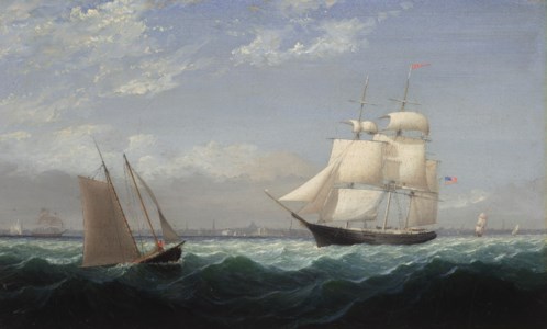 Ships in Boston Harbor