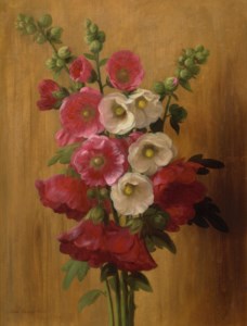 Hollyhocks