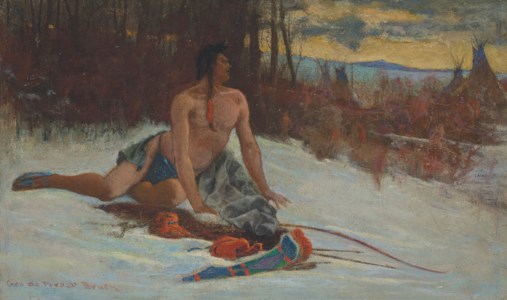 Indian in the Snow