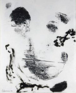 Abstract Composition (K2258); and two other works on paper