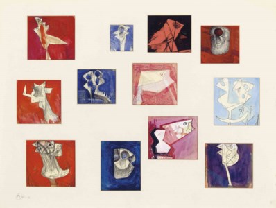 Twelve Drawings for Sculpture 1951-56