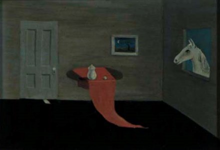 Surrealist study of a kitchen