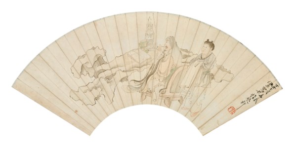 Figures, Flower and Bird