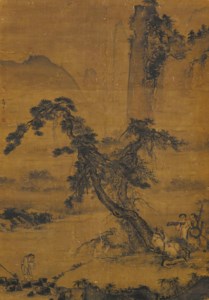 Enjoying Music under Pine