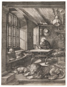 Saint Jerome in his Study