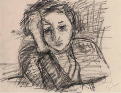 Head of a woman