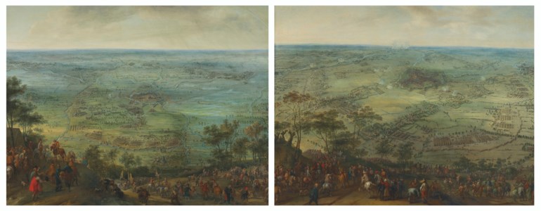 The Siege of Diksmuide; and The Siege of Armentières with a rainbow