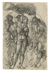 Saints Sebastian, Anthony, and Roch (B. 10; Bersier 48; Eisler 70)