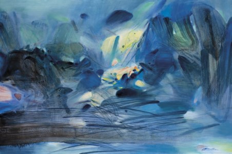 Chu Teh-Chun, Mirage èa l'aube (Mirage at Dawn)