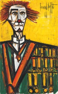 Bernard Buffet, Clown sur fond jaune