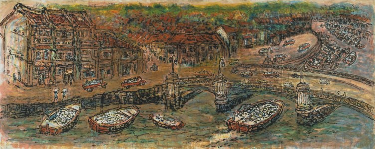 Singapore River Scene