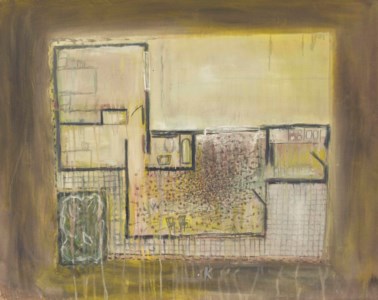 Untitled (Planta con fondo amarillo)