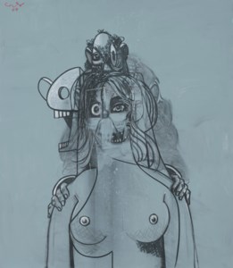 George Condo, Rodrigo and His Muse