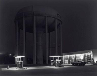 Petit's Mobil Gas Station, Cherry Hill, New Jersey, 1974