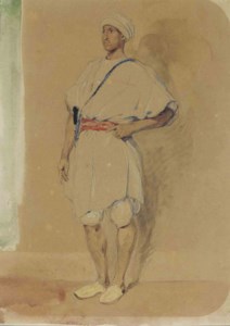 A standing Moroccan