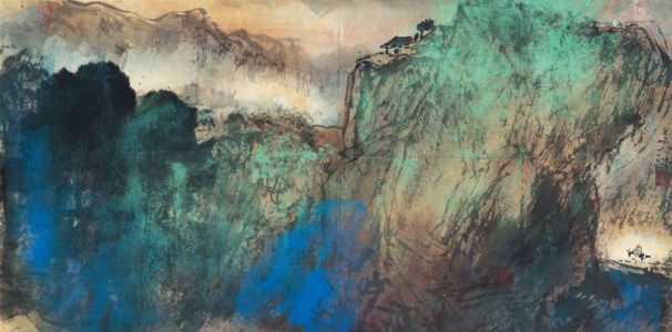 Splashed-colour Landscape