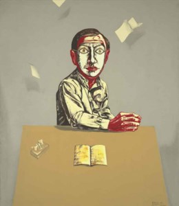 Zeng Fanzhi, Mask Series, No. 6