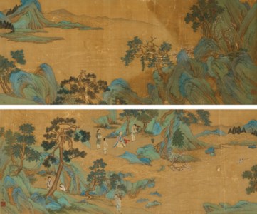 Blue and Green Landscape