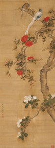 Paradise Flycatchers and Camellias