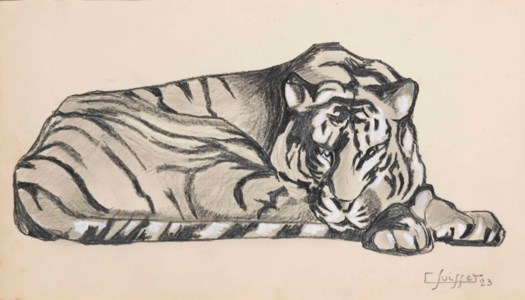 'TIGRE COUCHE', 1923