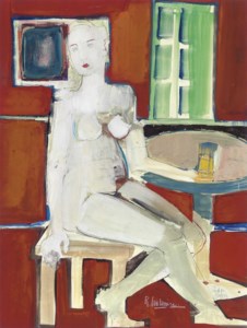 Modèle dans l'atelier