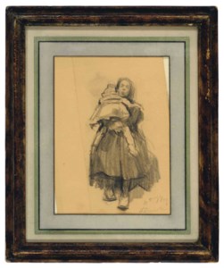 Woman holding her child