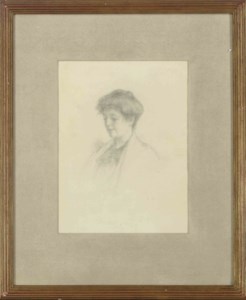 Portrait of an older woman; and two companion portraits