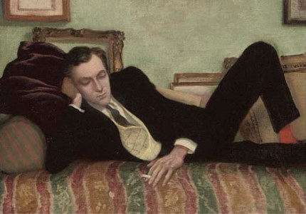 Cecil Beaton reclining