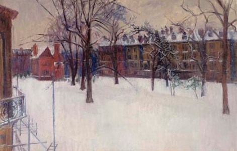 Snow in London, Elm Park Gardens