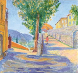 The Outside Road leading up through Simione la Rotonde (Haute Provence
