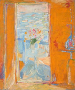 Flowers Against Blue Bay