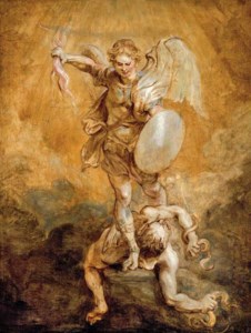 Sir Peter Paul Rubens, Saint Michael subduing Lucifer
