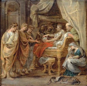 Sir Peter Paul Rubens, The Death of Constantine the Great: a modello