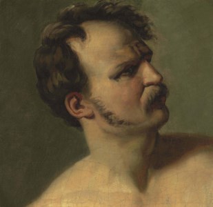 Study of a man in profile