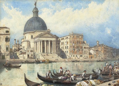 The Church of San Simone and San Judi, Venice: The arrival of a train