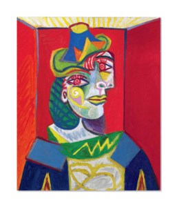 Pablo Picasso, Buste de femme (Femme à la résille)