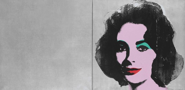 Andy Warhol, Silver Liz (diptych)