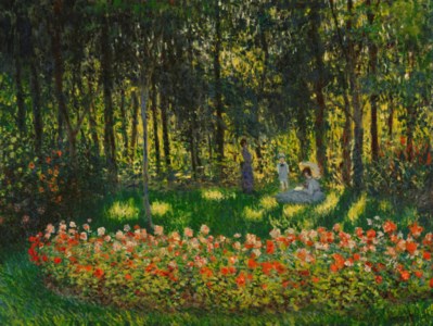 Claude Monet, Au jardin, la famille de l ’ artiste