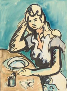 Sans titre (Portrait de Pegeen Guggenheim)