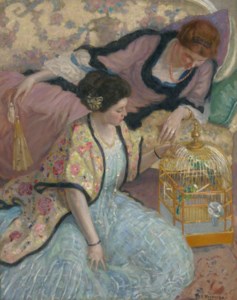 Frederick Carl Frieseke, The Parrots