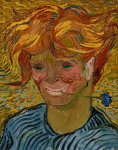 Van Gogh, Jeune homme au bleuet