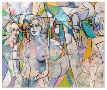 George Condo, Linear Connection