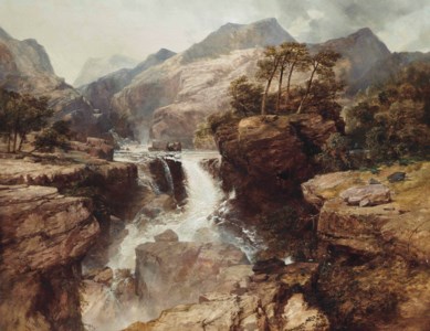 Waterfall, Romsdall, Norway