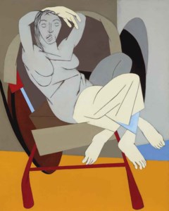 Tyeb Mehta, Untitled (Figure on Rickshaw)