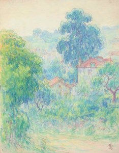 Maisons dans un jardin