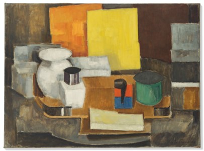 Nature morte au carré jaune