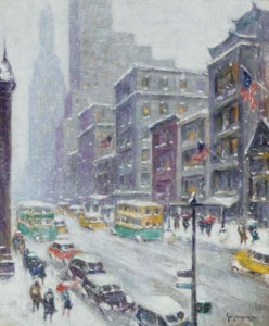 Fifth Avenue on Christmas Eve