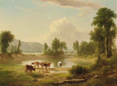 View of Esopus Creek, Ulster County, New York