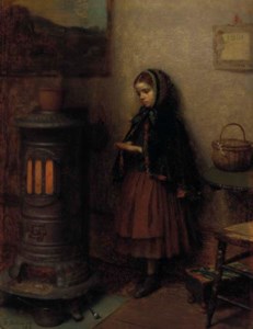 Warming Her Hands