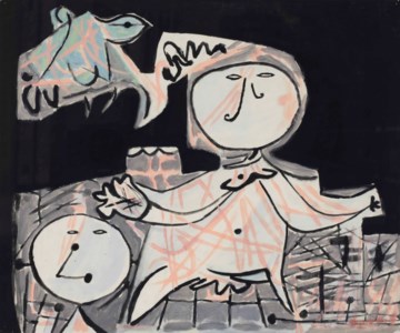 Two Figures and a Bird
